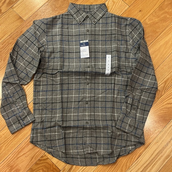 Crofts & Barrow flannel plaid shirt - Picture 1 of 5
